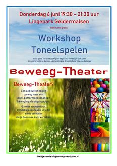 Poster Workshop BeweegTheater Poster Workshop BeweegTheater