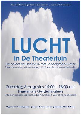Poster Lucht in De Theatertuin Poster Lucht in De Theatertuin